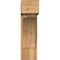 Ekena Millwork Thorton Block Rough Sawn Bracket w/ Offset Brace, Western Red Cedar, 8"W x 20"D x 28"H BKT0806X20X28THR05RWR - alternate 2